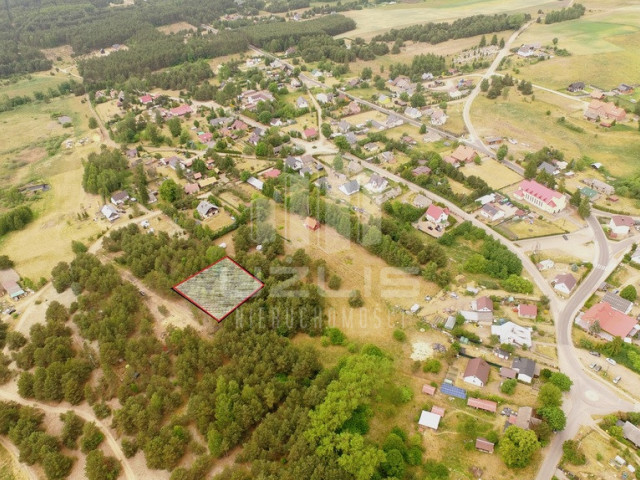 Zadrzewiona działka z planem zagospodarowania